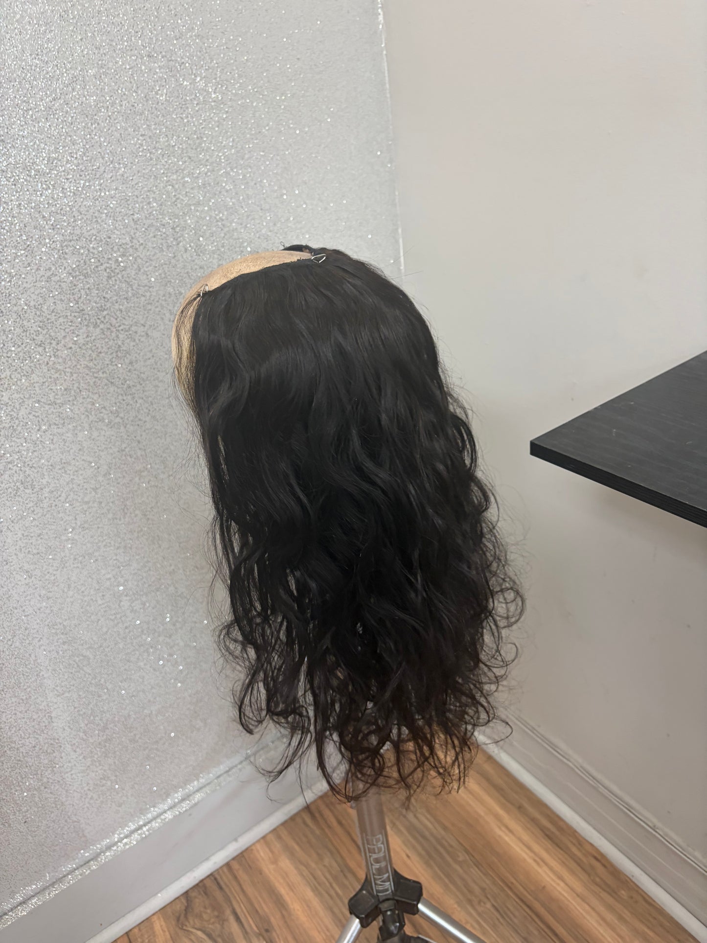 Custom V-Part Wig Natural Wavy