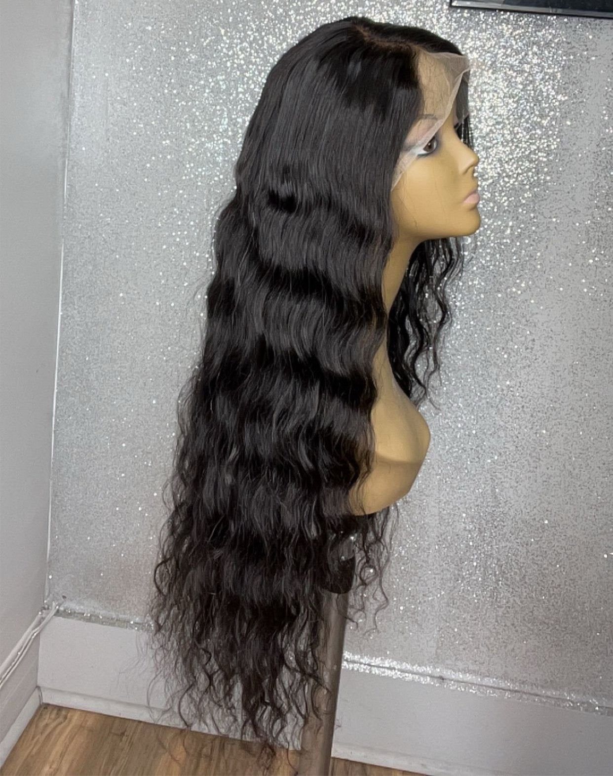 Natural Wavy Burmese Lace Front Wig
