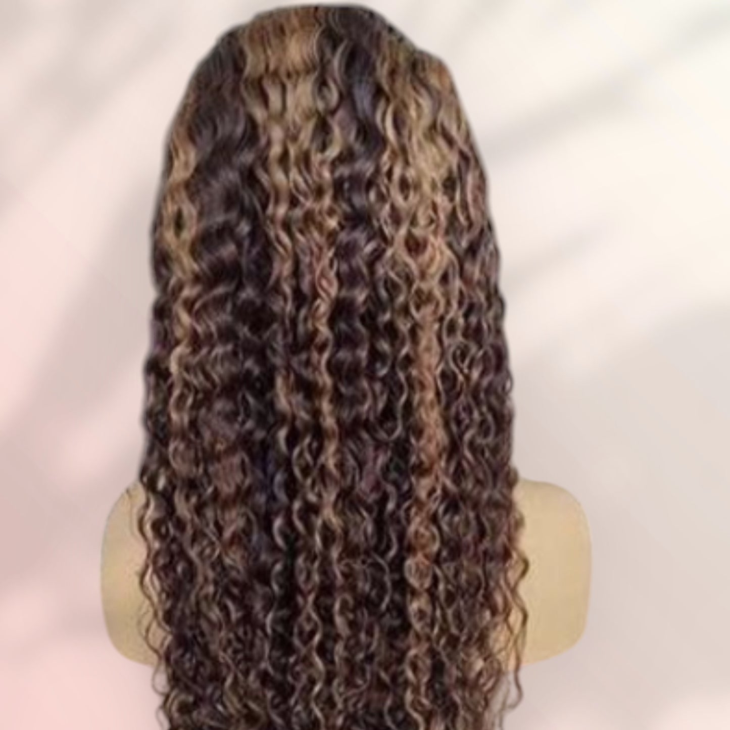 Highlight Deep Curly Frontal Wig